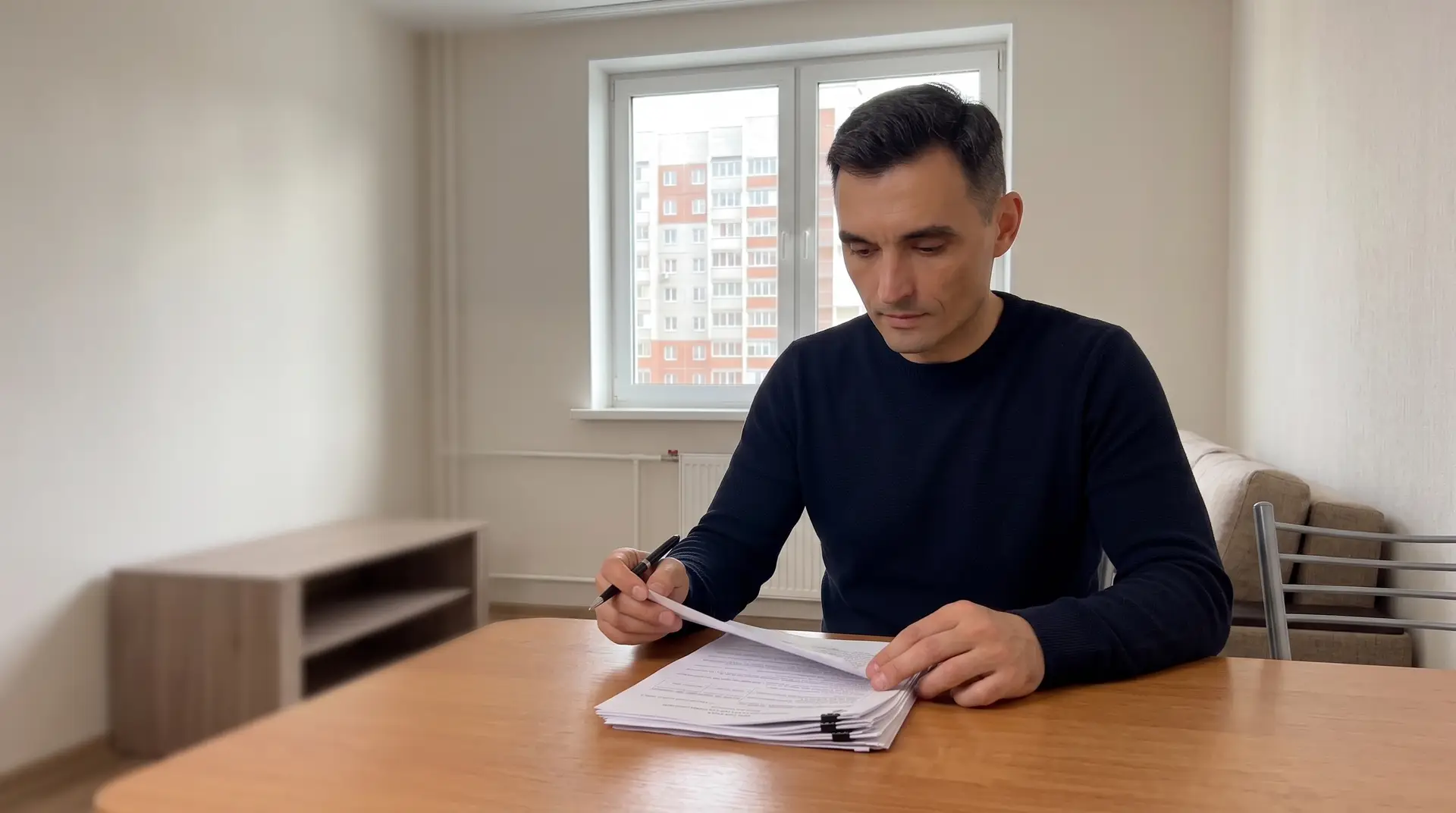Эксперт по недвижимости Николай Лапин проверяет документы перед сделкой на вторичном рынке